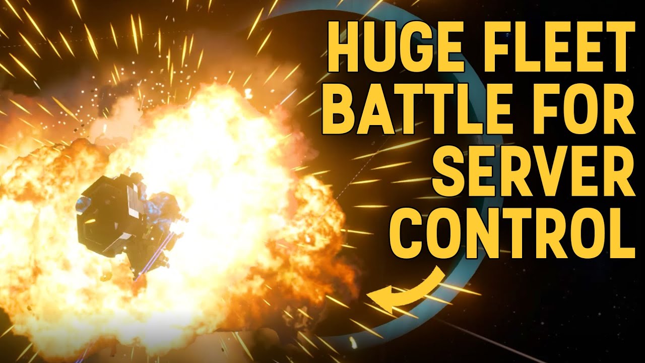 Huge Fleet Battle for CONTROL | Draconis Expanse | Space Engineers