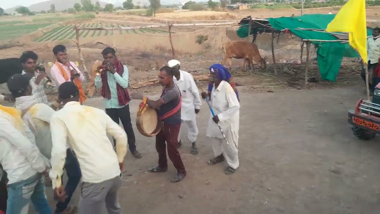 बाळु मामा मुर्ती मिरवणुक holar Vajantr tafa #treding 