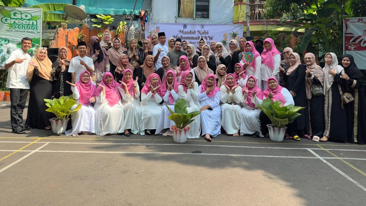 SDN Johar Baru 29 Memperingati Maulid Nabi Muhammad SAW