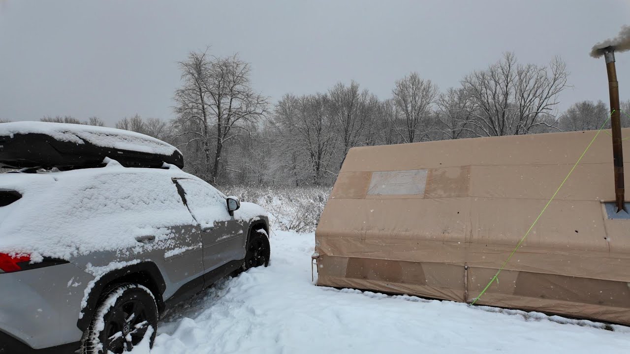 Our First Winter Camping Adventure with Good Vibes Friends