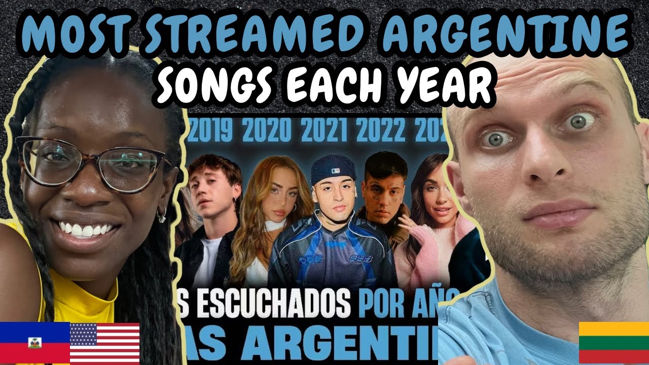 REACTION TO The Most Streamed Argentine Songs From Each Year (2017 - 2024)