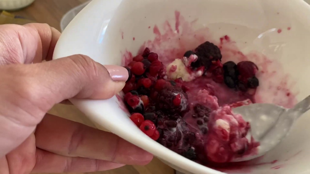 Einhorn Frozen Joghurt selber machen - ohne Eismaschine :)