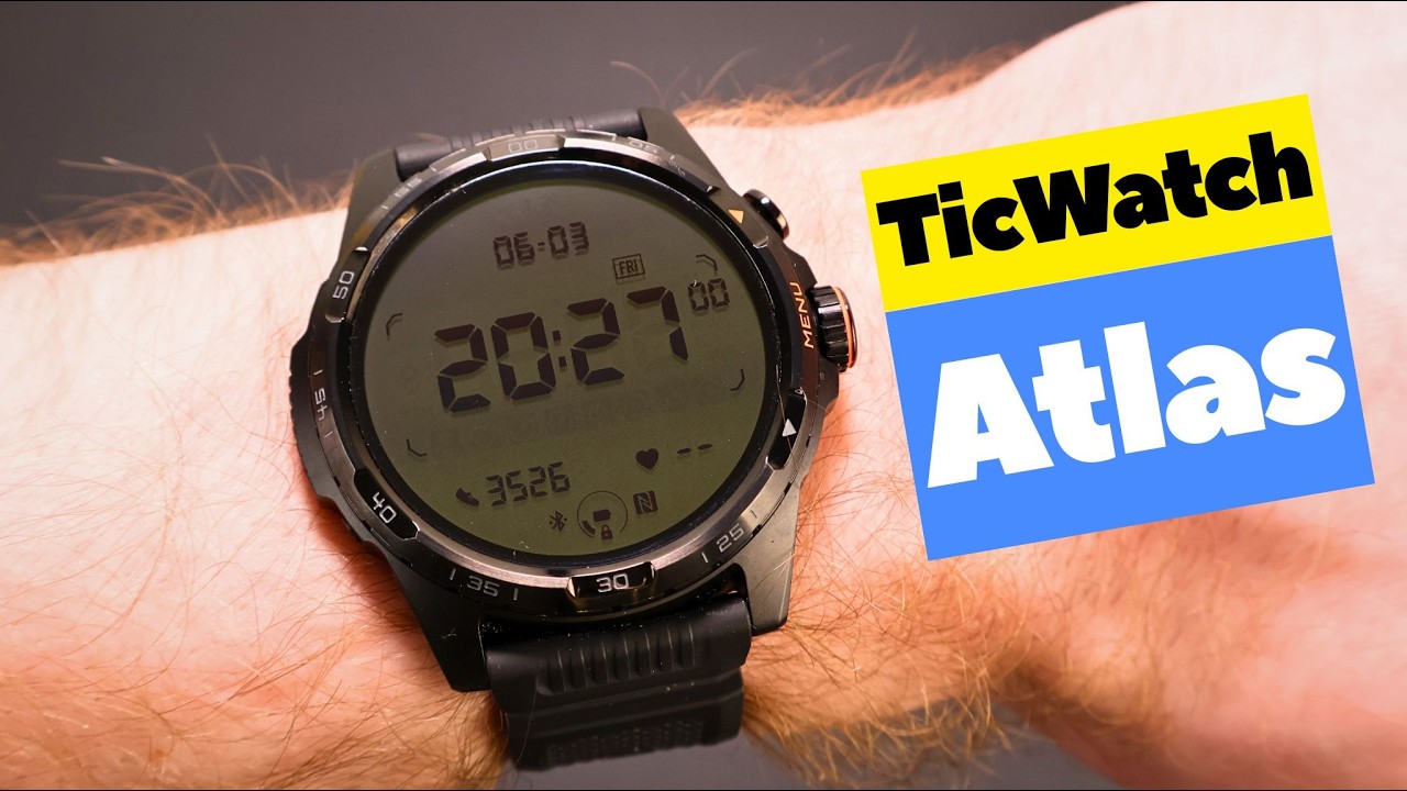 Огляд TicWatch Atlas - Крутий, брутальний смарт-годинник на WearOS 4 з автономністю до 4 днів 🔥🔥🔥