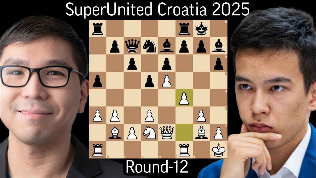 Wesley So vs Nodirbek Abdusattorov | SuperUnited Rapid & Blitz Croatia 2025 | Round-12