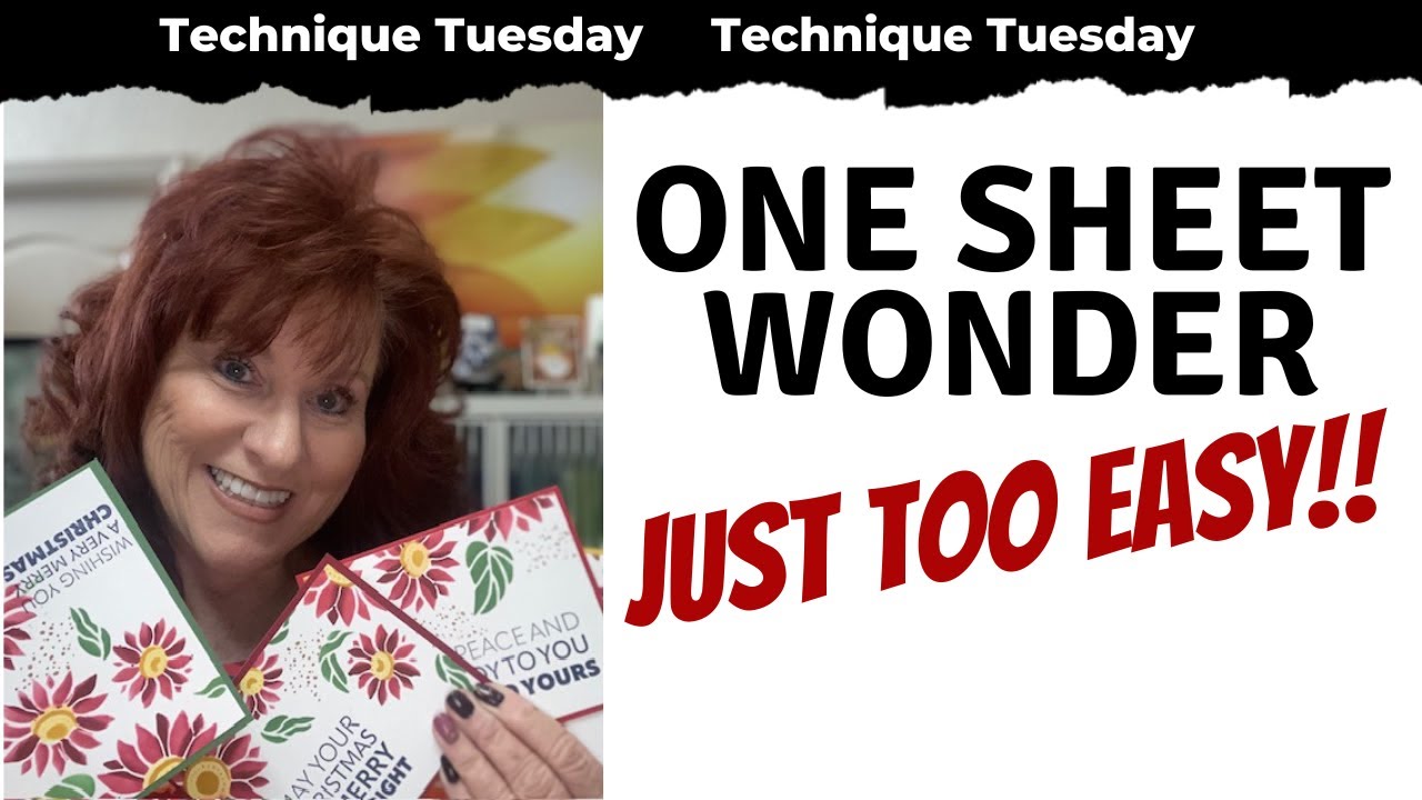 EASY One Sheet Wonder Cards: Easy Technique for Beginners!