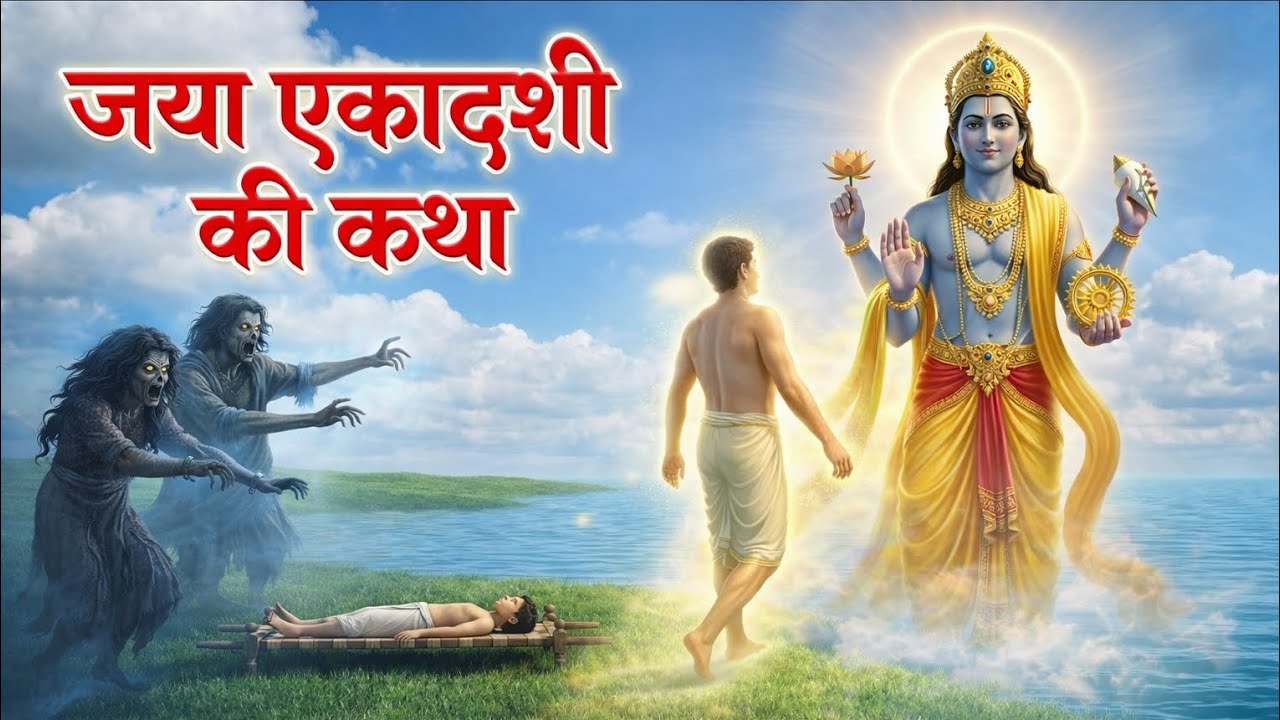 प्रेत योनि से मुक्ति की सच्ची पौराणिक कहानी || जया एकादशी व्रत कथा | भय, पाप और प्रेत बाधा से मुक्ति