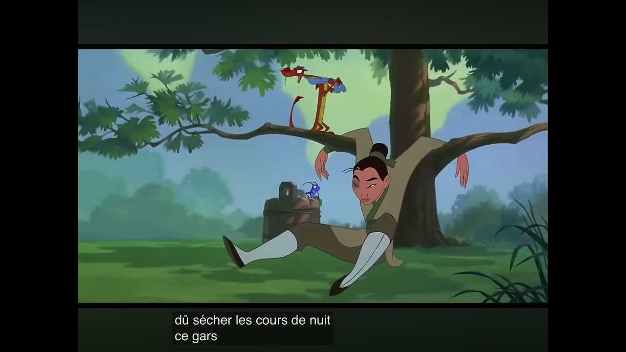 Colle un hommes «,extrait du film « mulan »