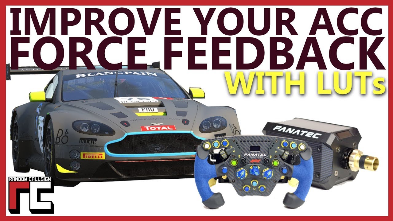 How to setup your Assetto Corsa Competizione Force Feedback with LUT generator
