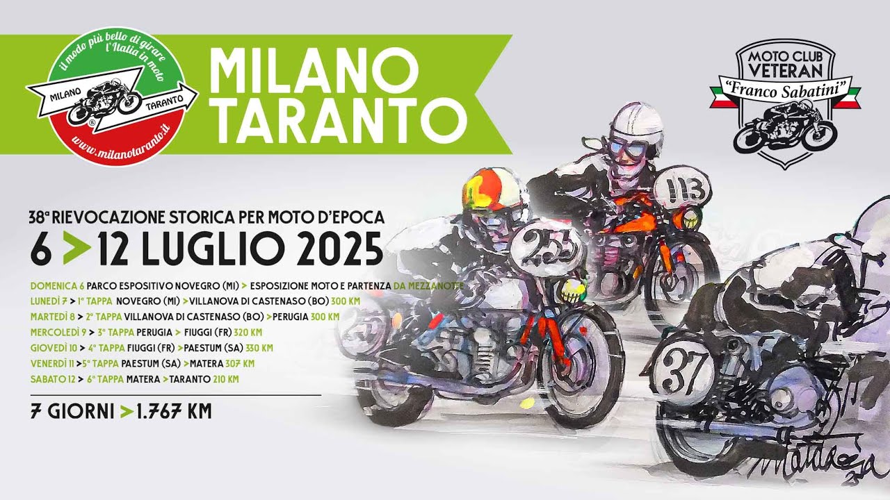 Milano-Taranto 2025 – Official Video | 1800 km di emozioni in moto storica