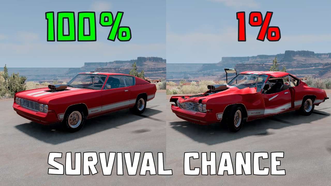 Realistic Survival Chance Crashes #1 | BeamNG.drive
