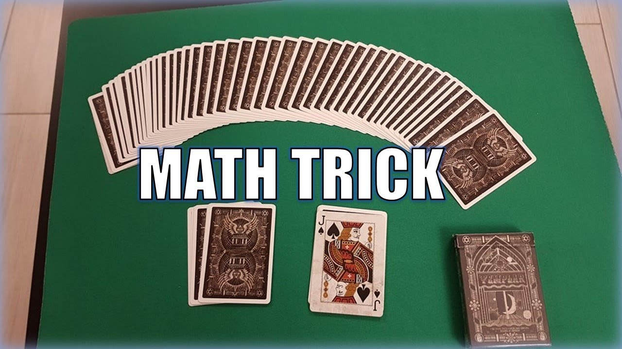 MAGIA MATEMATICA BELLISSIMO EFFETTO CON LE CARTE TUTORIAL