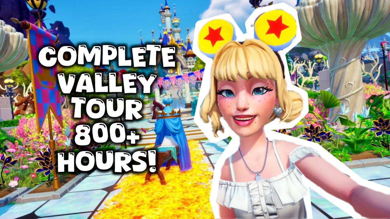 What 800+ Hours Looks Like in Disney Dreamlight Valley – Full Valley Tour!