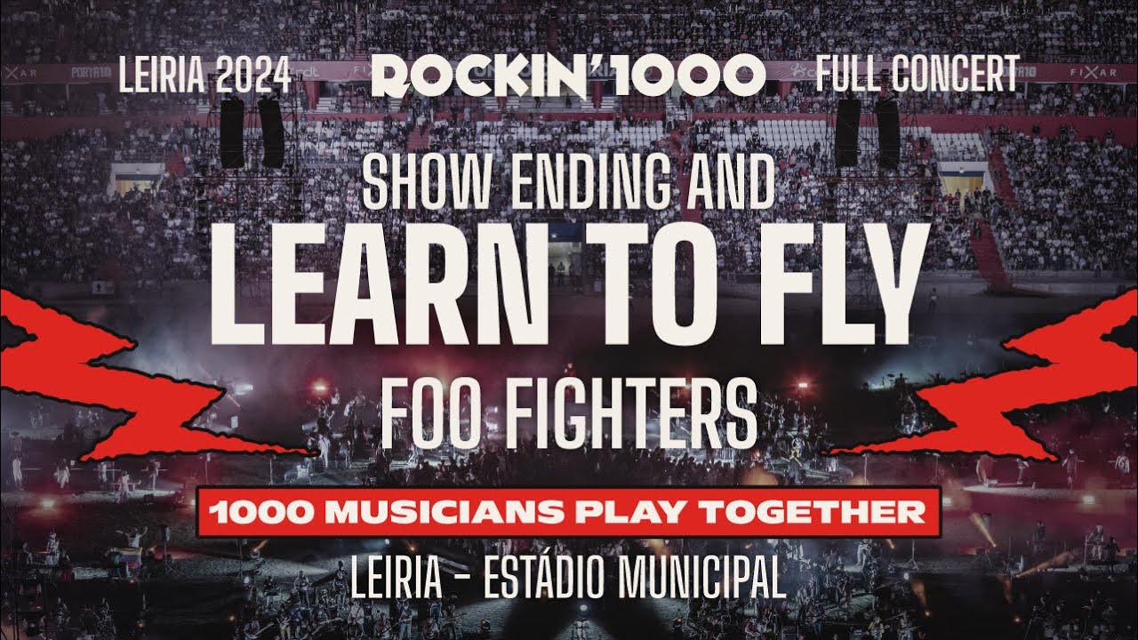 End of show and Learn to Fly – Foo Fighters, played by 1000 musicians [20/20] FULL SHOW Rockin'1000