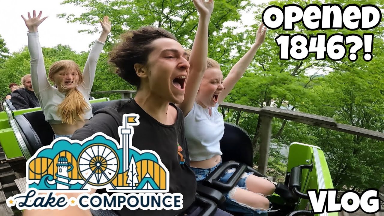 Visiting America’s OLDEST Theme Park?! Lake Compounce - Bristol, Connecticut | VLOG [2024]