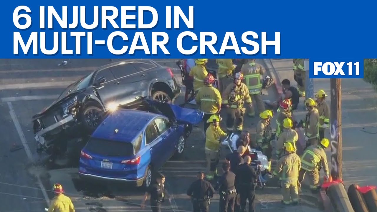 6 injured in multi-car crash in North Hollywood  | FOX 11 LA