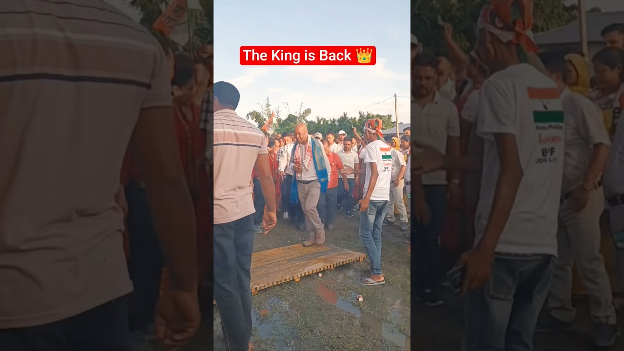 king is back/ hagrama mohilary/ BTR election #btr #btrelection #hagramamohilary #bpf #uppl #election