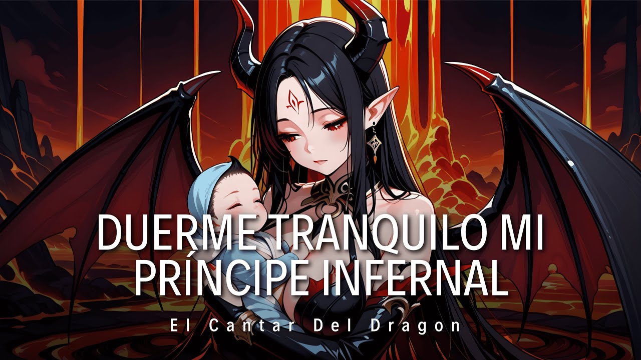 🐉 La Mejor Canción de Cuna para tu Hijo | Duerme tranquilo, mi príncipe infernal (Letra) ECDD