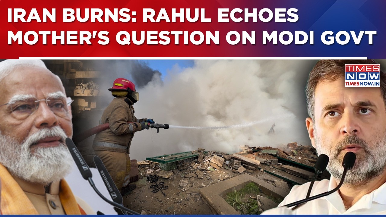 Iran vs Israel Explodes: Rahul Gandhi Echoes Mother Sonia's Charge, Ups Ante Against Modi Govt