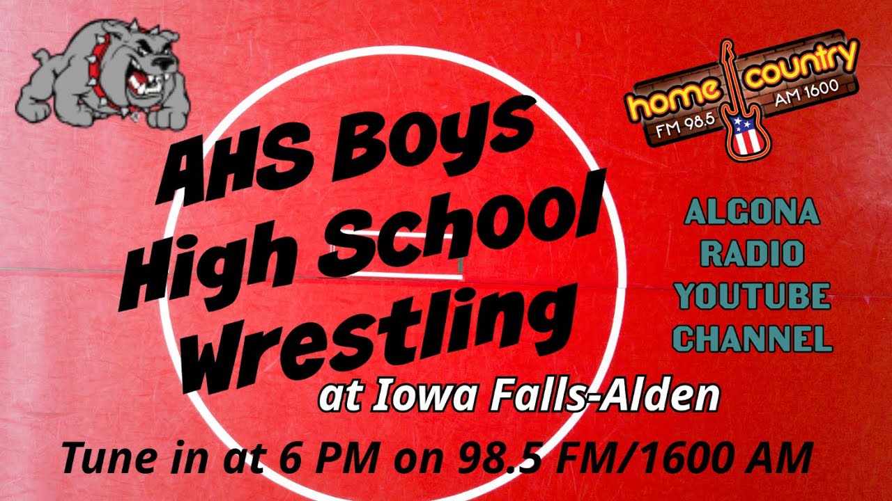 Algona Boys Wrestling vs. Clarion-Goldfield-Dows and Iowa Falls-Alden
