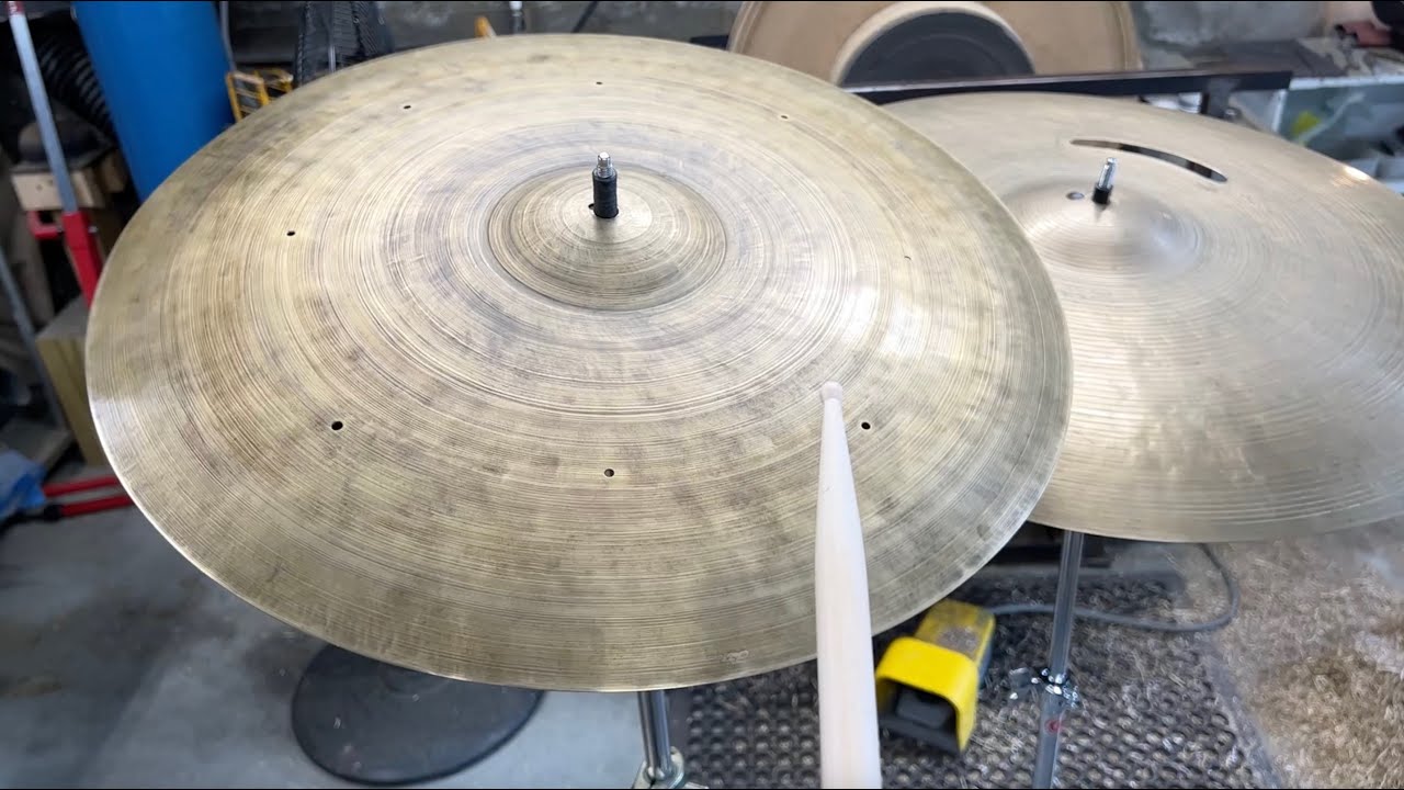 Modifying 2 “Old K” Cymbals - Timothy Roberts