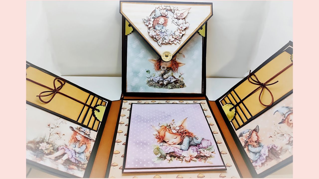 TUTORIAL ÁLBUM SCRAPBOOKING con la colección de ELFOS , de la mano de @Conmismanitas Scrap