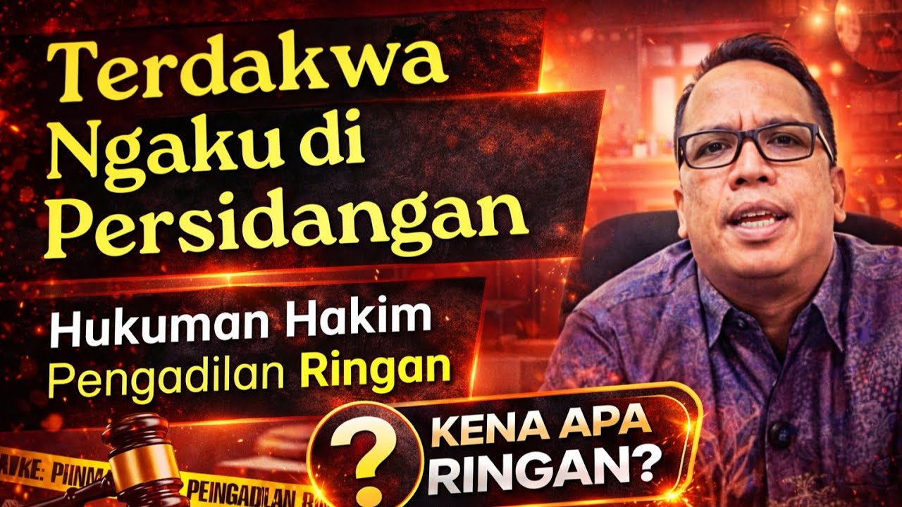 KUHAP Baru: Mengaku Bersalah Demi Hukuman Ringan (Pengakuan Terdakwa /Plea Bargaining)
