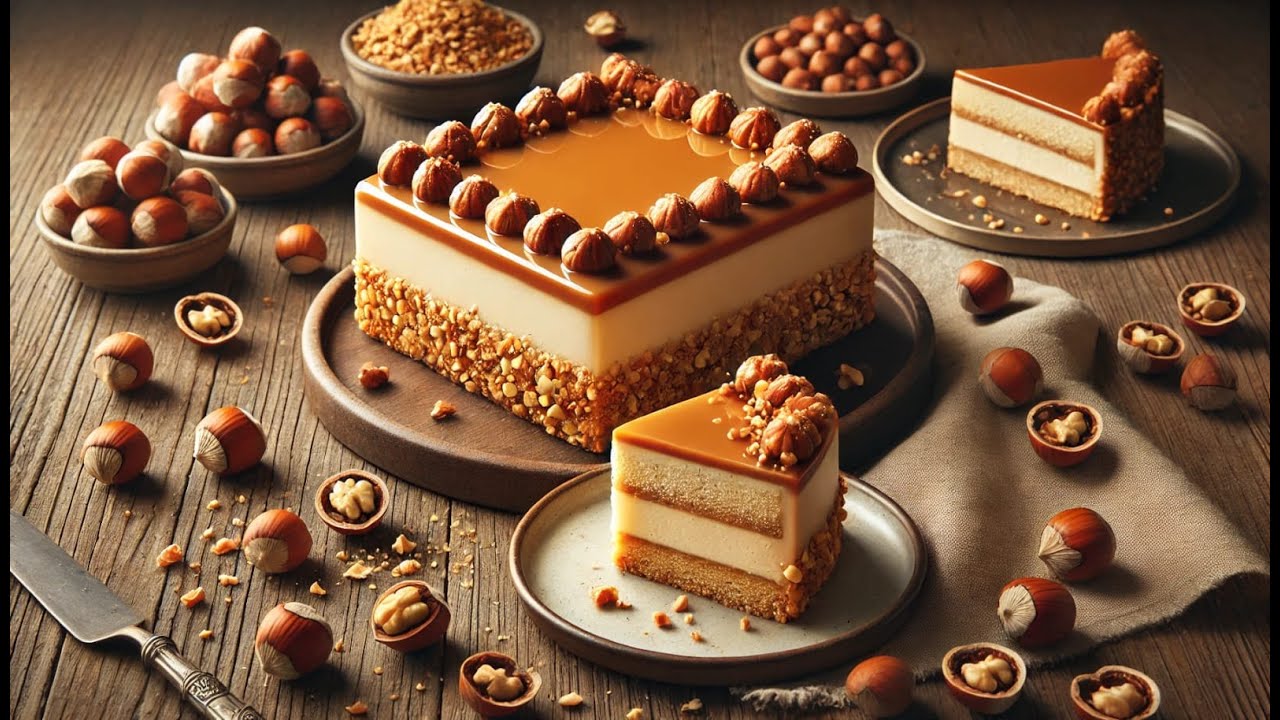 Cook Like a Parisian Pastry Chef and Amaze Your Guests with This Hazelnut Praline Cake!