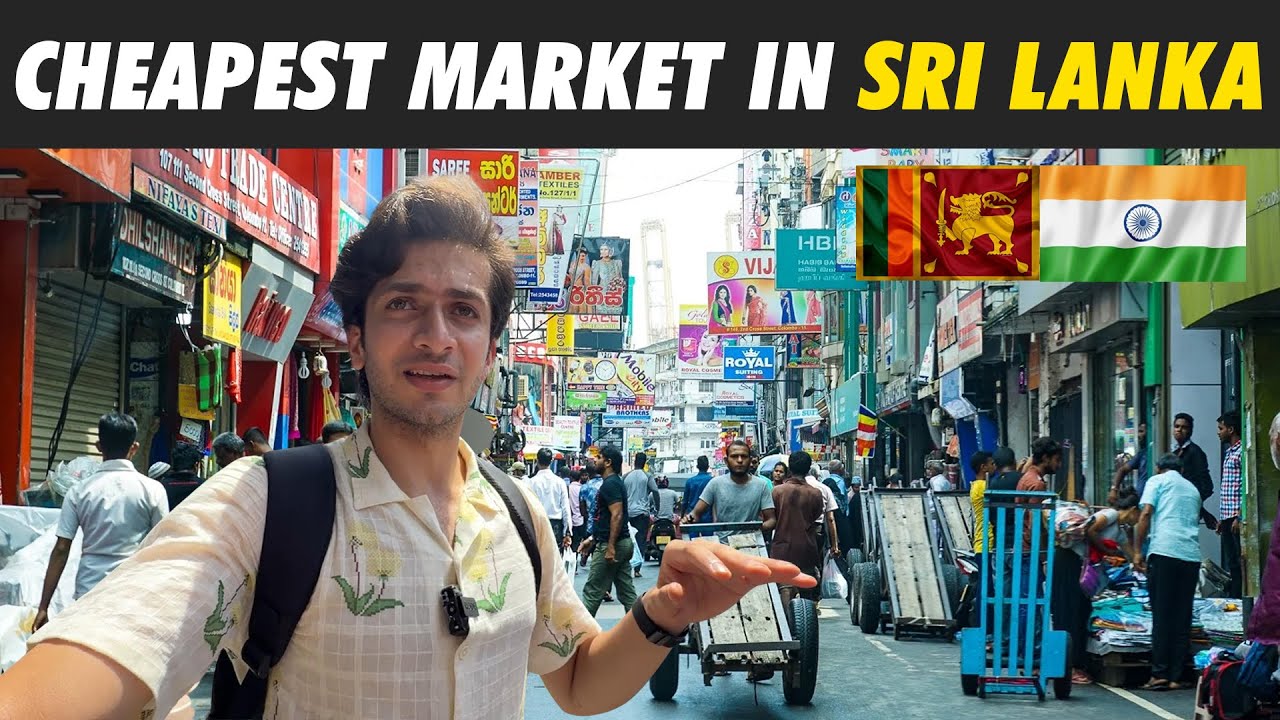 CHEAPEST MARKET IN SRI LANKA🇱🇰 | PETTAH MARKET, COLOMBO | Monil Mehta | EP- 9