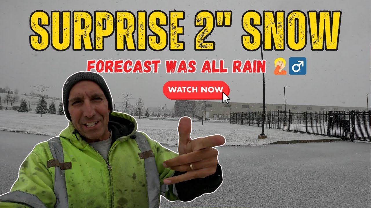 SURPRISE! Forecast rain.............All SNOW!
