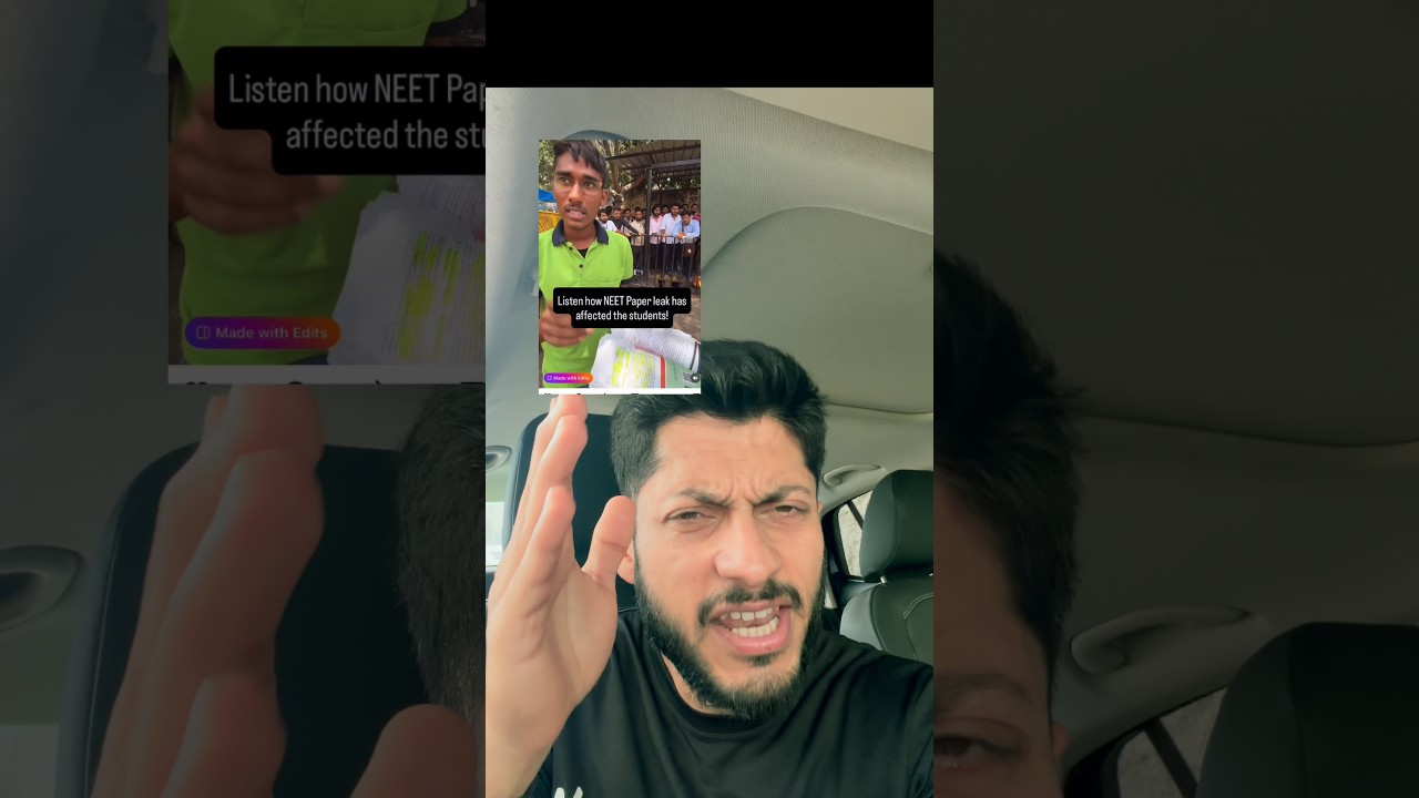 Neet exam leak student #neet #viralvideo #trending #trendingshorts #reaction #sonamwangchuk