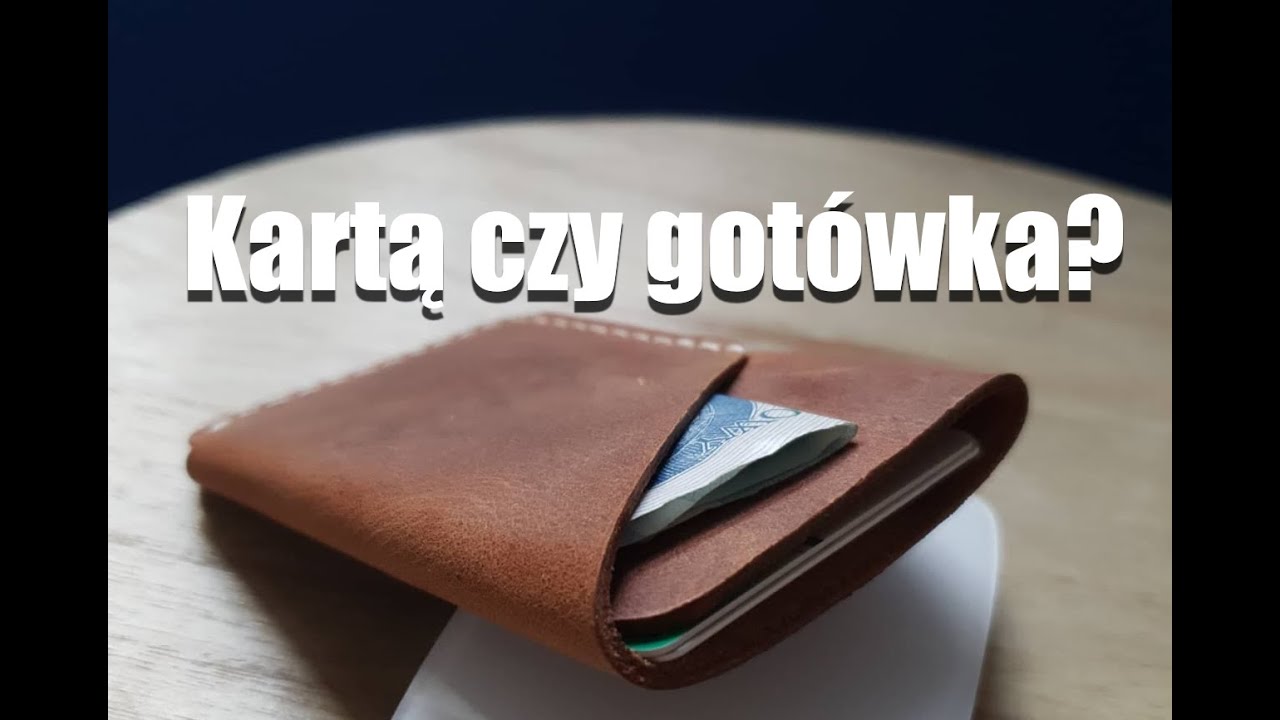 Minimalistyczny portfel z jednego kawałka skóry