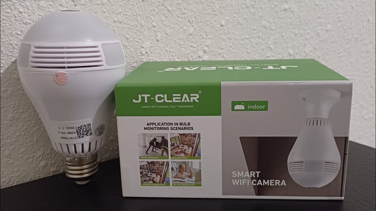 Configuración de cámaras tipo bombillo JT-Clear