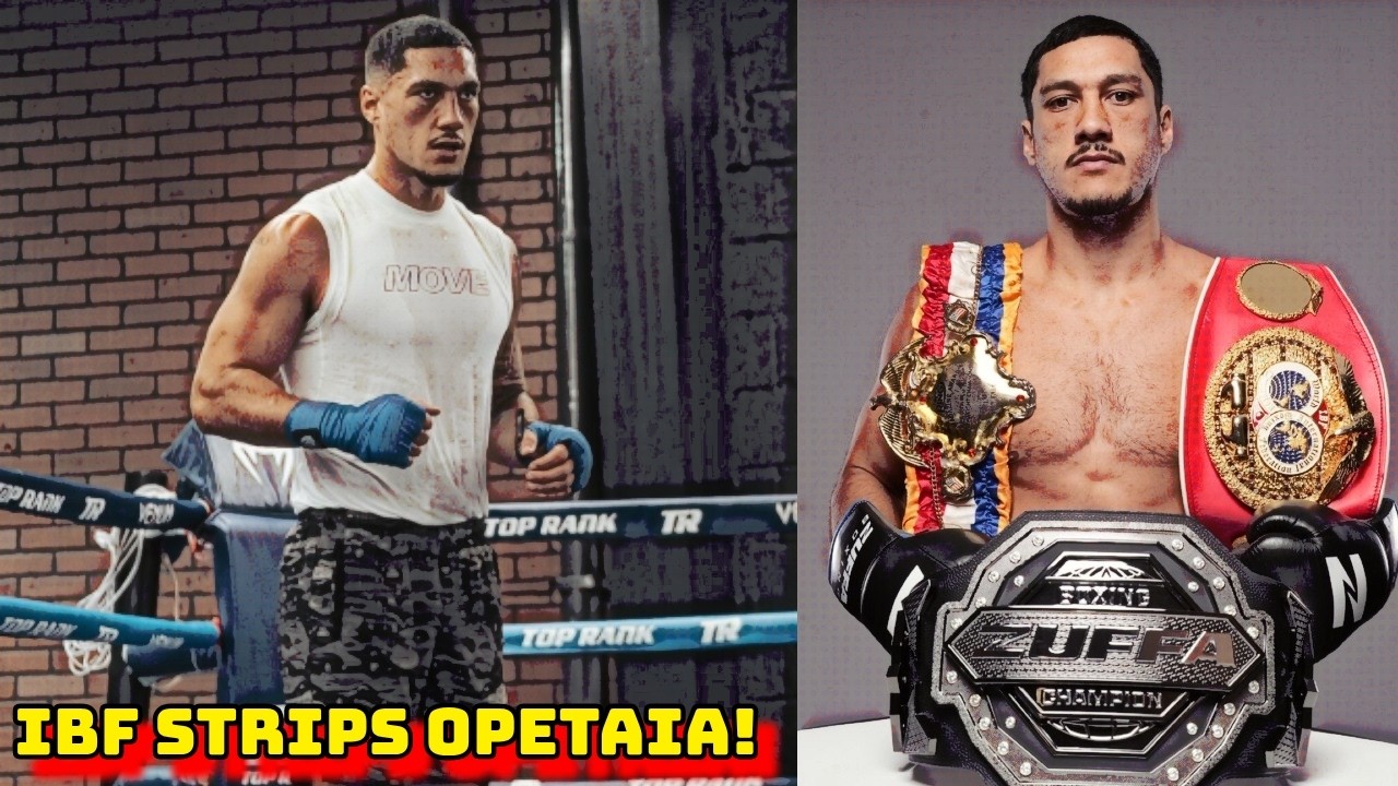 IBF STRIPS JAI OPETAIA FOR FIGHTING IN ZUFFA BOXING THE POLITICAL COLD WAR IS HEATING UP!!!