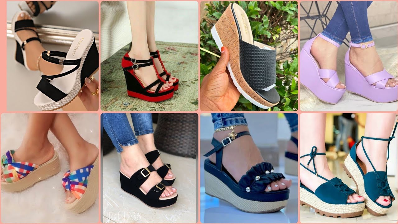 Stylish & Comfortable Wedge Heels DesignLatest Fashion Wedge Sandals 2026Elegant Platform Sandals 
