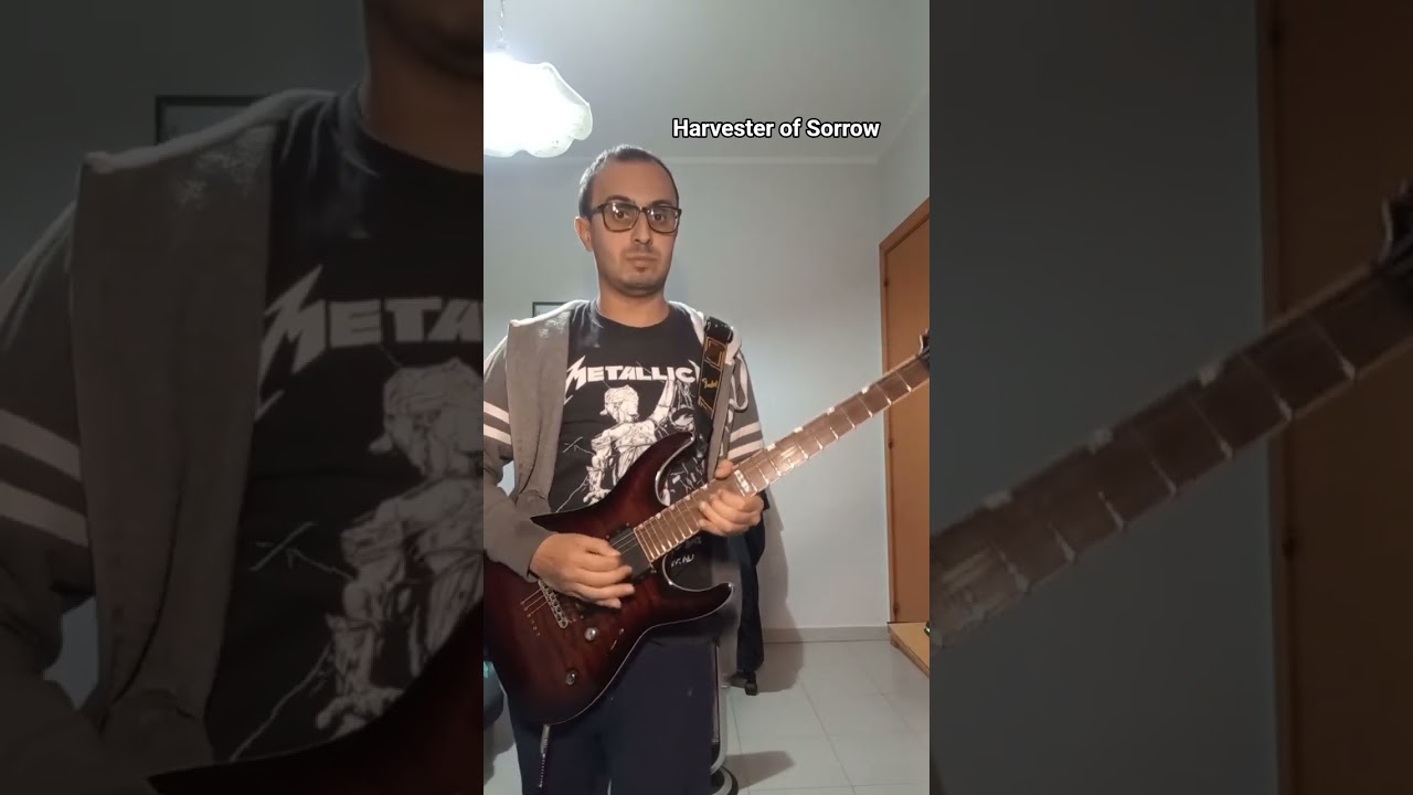 Harvester of Sorrow - Metallica #metallica #guitarsolo #andjusticeforall #espguitars #trashmetal