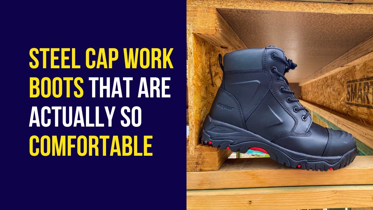 Steel cap boots that are actually comfortable - Protective Work Boots Youtube
