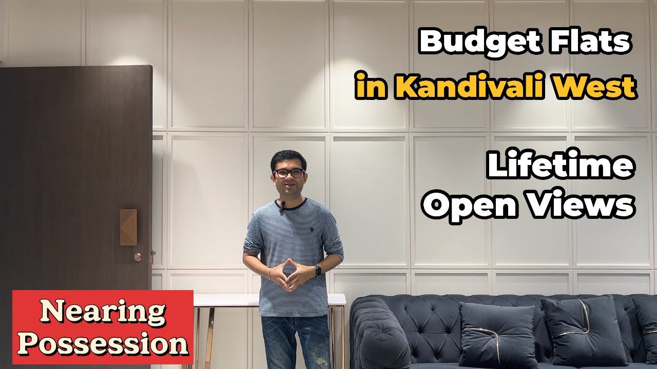 Budget 1, 2 & 3 BHK Flats in Kandivali West, Charkop | Lifetime open View | Podium Parking