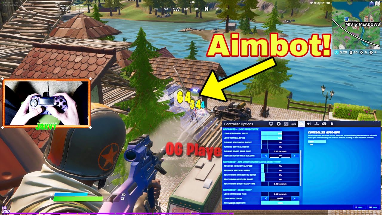 “PARTY GIRL” (But It’s Aimbot on Linear) with Handcam + Best Controller Settings for (PS4/PC/XBOX)