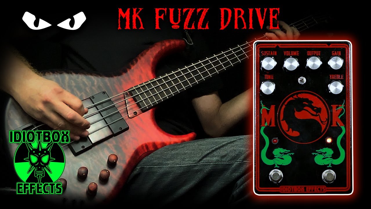 IdiotBox Effects MK Fuzz Drive - 𝗕𝗔𝗦𝗦 𝗗𝗲𝗺𝗼