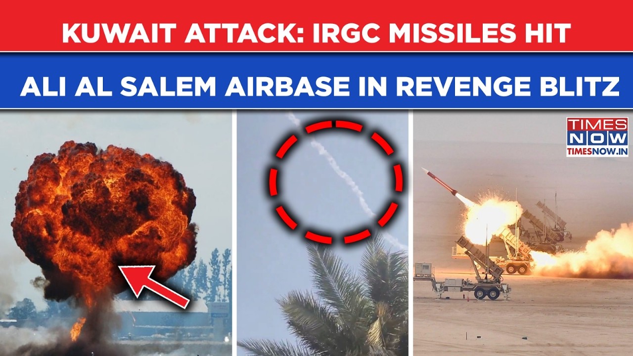 Kuwait Under Attack: Iran Revenge Blitz- IRGC Missiles Hit Ali Al Salem Airbase To Avenge US Strikes