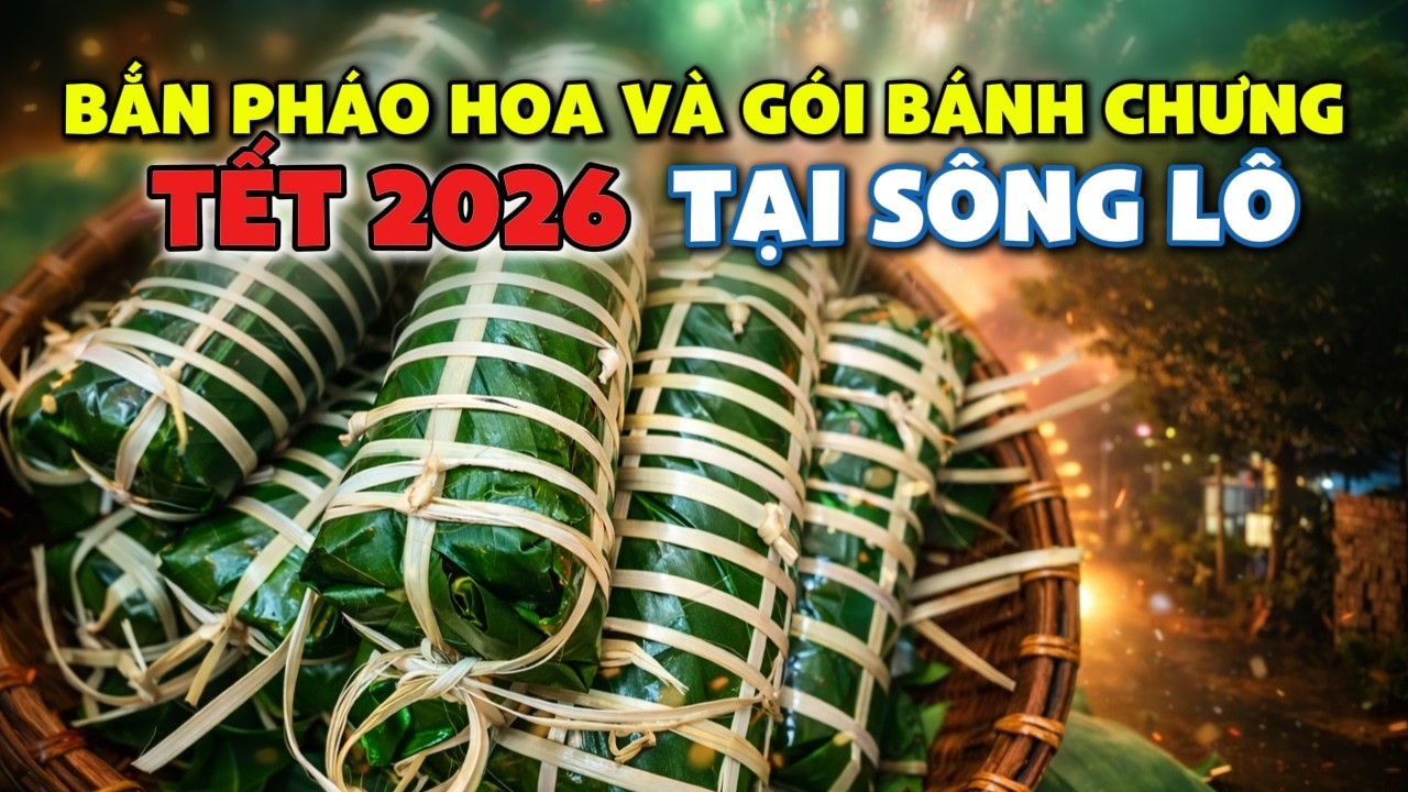 LẦN ĐẦU GÓI BÁNH CHƯNG VÀ BẮN PHÁO HOA ĐÓN TẾT 2026 | THẮNG VI VU