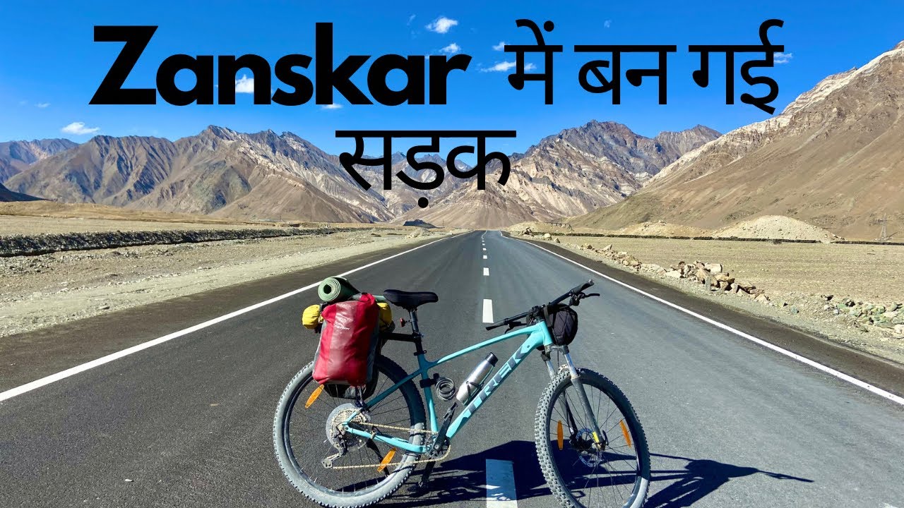 New road built in the Zanskar Valley of Ladakh | The Young Monk |