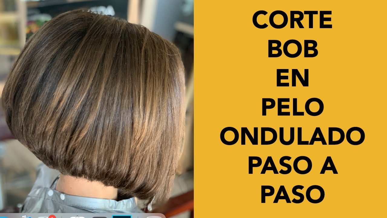 Como Cortar Bob en Pelo Ondulado Paso a Paso