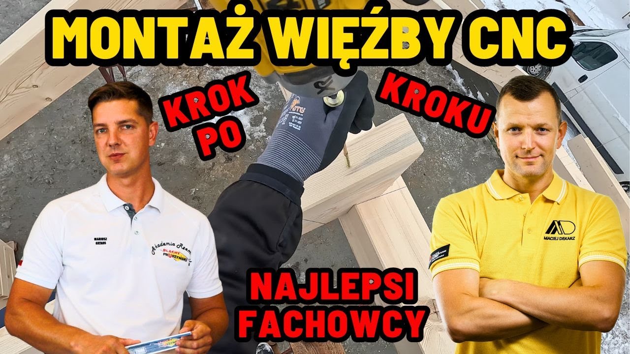 Montaż więźby CNC krok po kroku, Fajne drewno, szybko idzie, Najlepsi Fachowcy- Mariusz Gieros odc 2