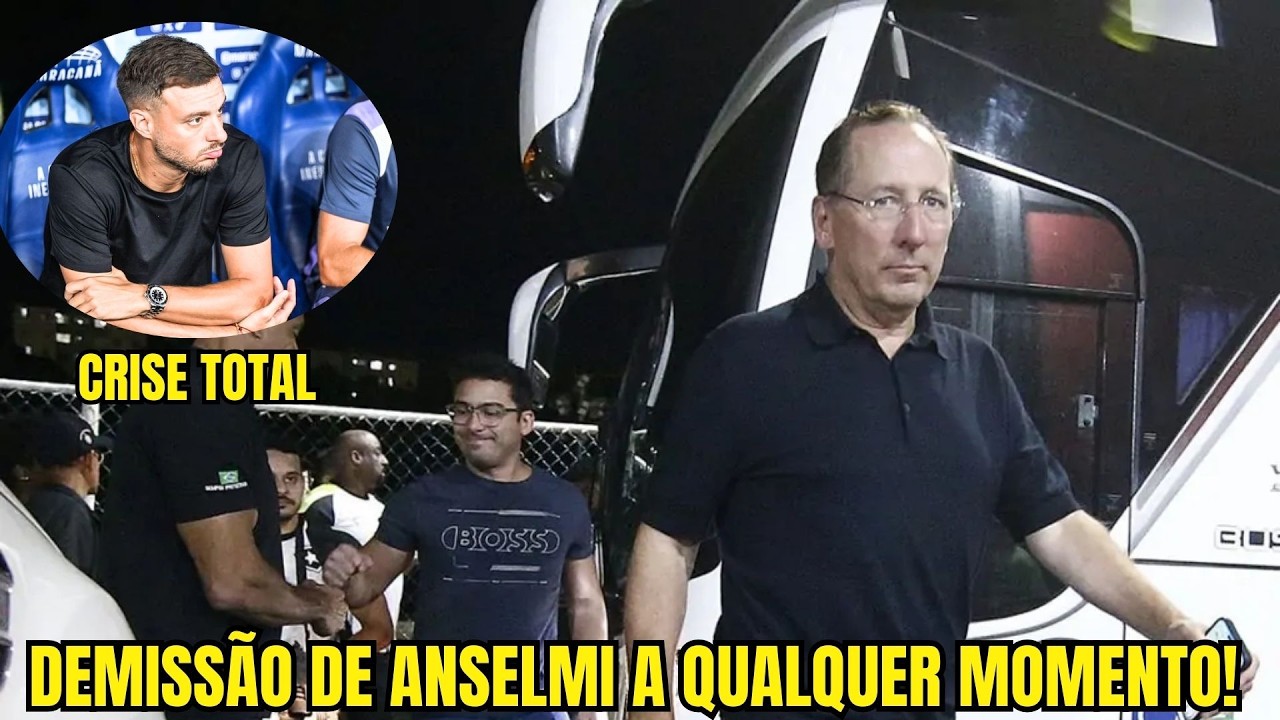🚨 BOMBA NO BOTAFOGO! TEXTOR PRESSIONADO E DEMISSÃO DE ANSELMI PODE ACONTECER A QUALQUER MOMENTO 😱