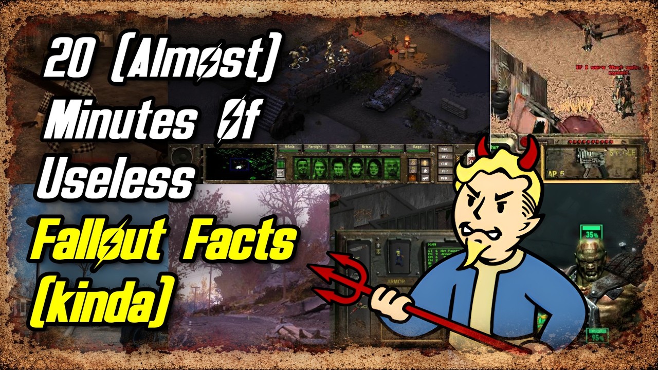 20 (almost) Minutes of Useless Fallout Facts (kinda)