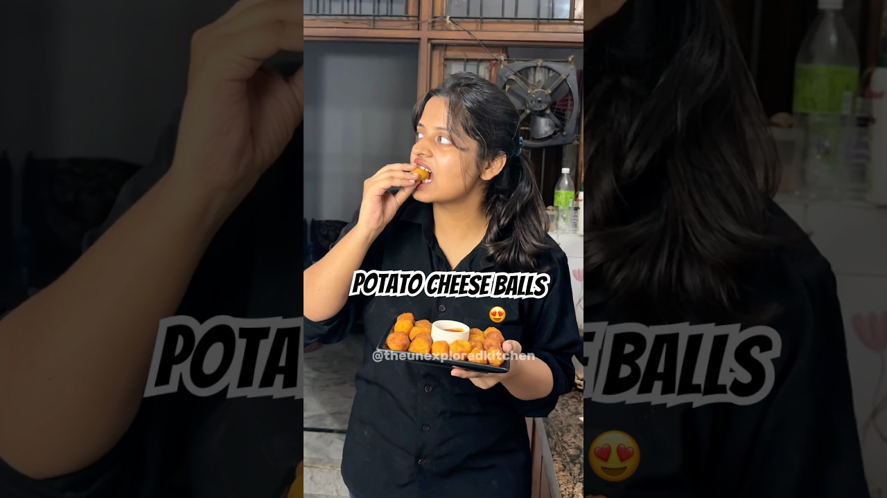 Crispy Potato Cheese Balls Recipe &hearts;️
