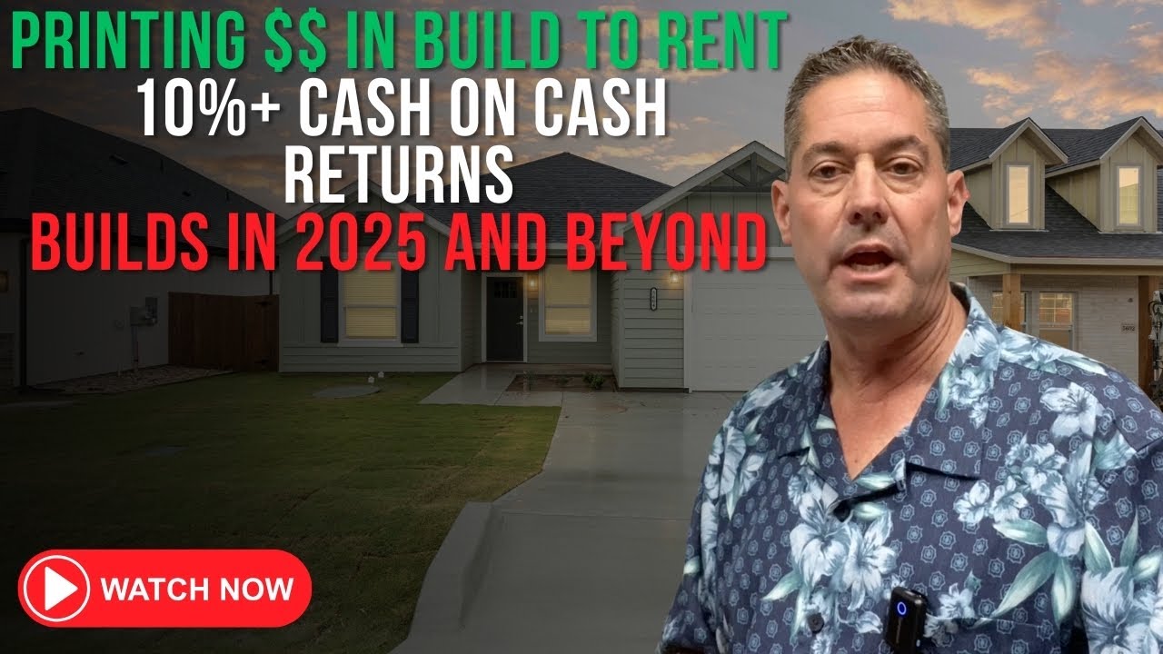 My Build-to-Rent is PRINTING Money – 10%+ Cash-on-Cash Returns (If You Buy the Land Right) With #'s