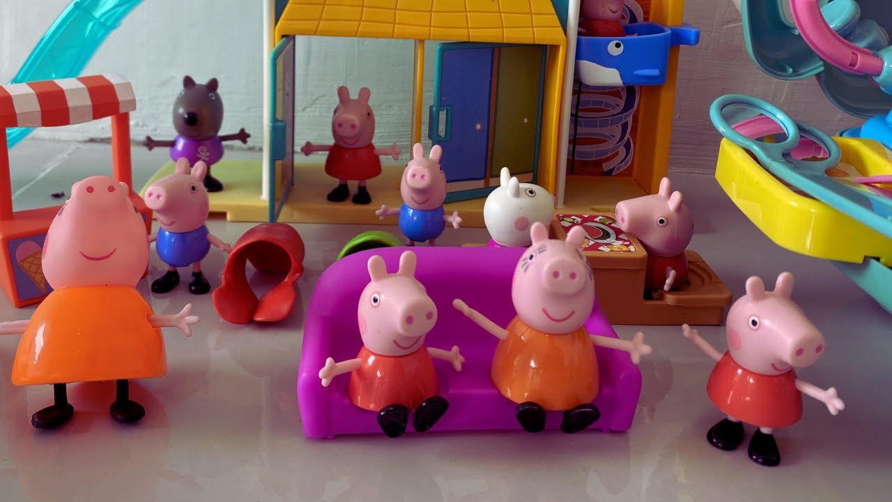 Satisfying with Unboxing Peppa Pig Super Water Park Pool Peppa Pig MEDIC CASE Peppa House Review Toy