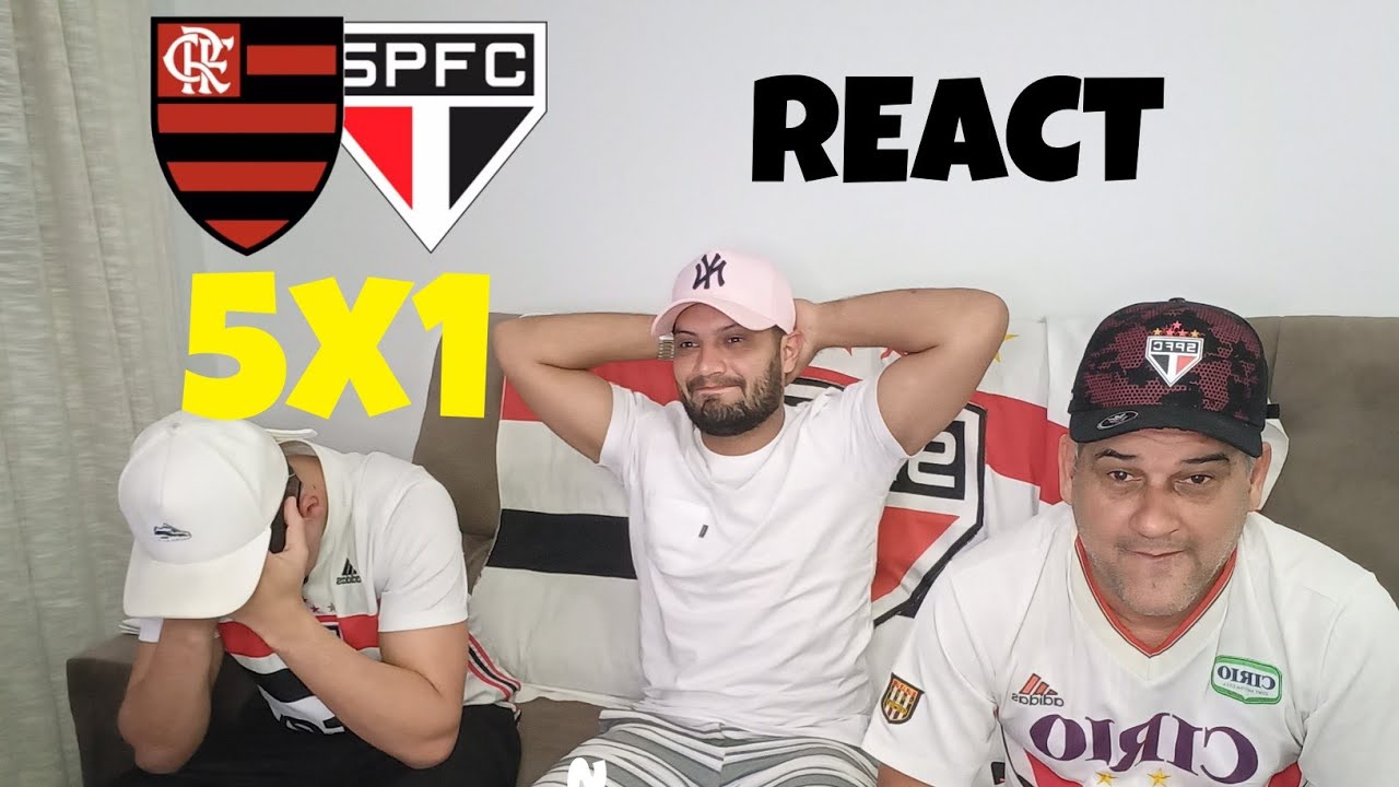 REACT FLAMENGO 5X1 SÃO PAULO - FOMOS HUMILHADOS | BRUNO HENRIQUE ACABOU COM O JOGO